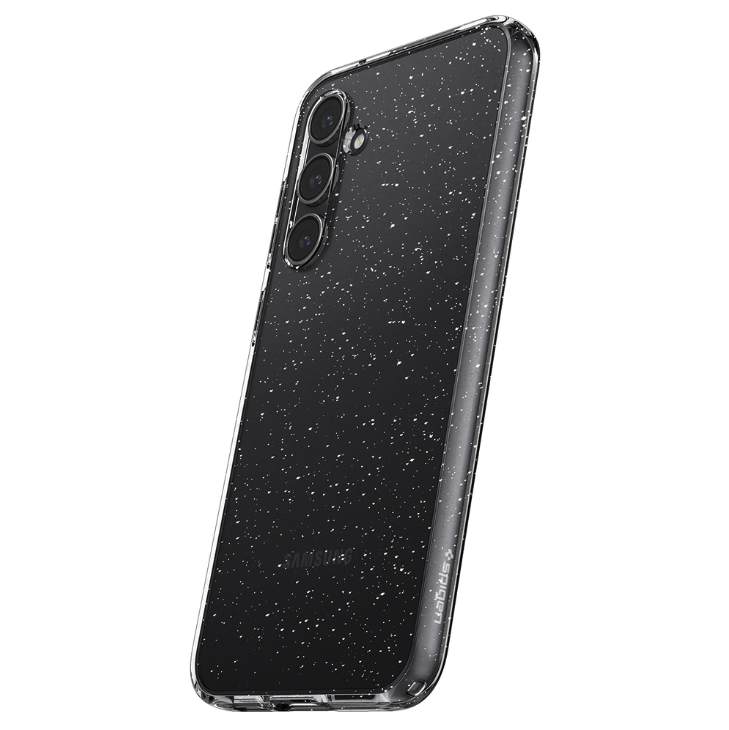 Samsung Galaxy S23 FE Liquid Crystal Glitter Case Gummi Hülle (ACS06370) - Transparent