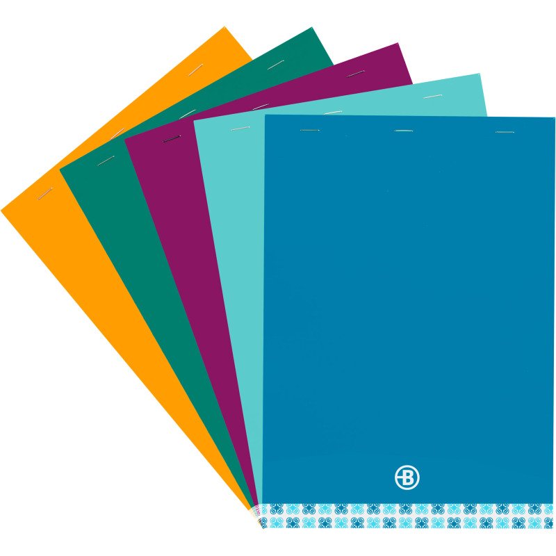 Bloc de bureau Executive Bruneau 21 x 29,7 cm agrafé - 5 x 5 - 80 feuilles