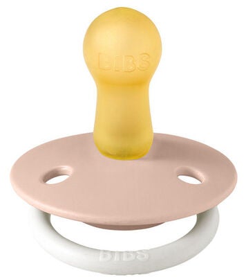 BIBS Smokk De Lux 2-pack Silicone, Blush Glow/Vanilla Glow