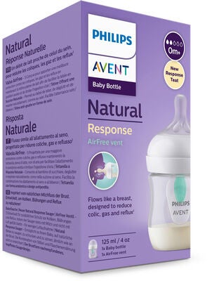Philips Avent Natural Response Tåteflaske 125 ml, Airfree