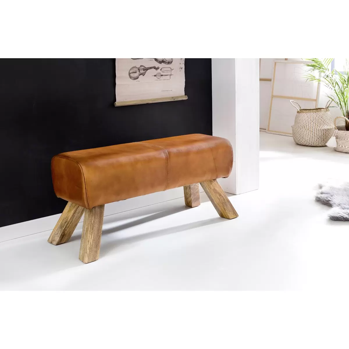 Sitzbank Tamy cognac