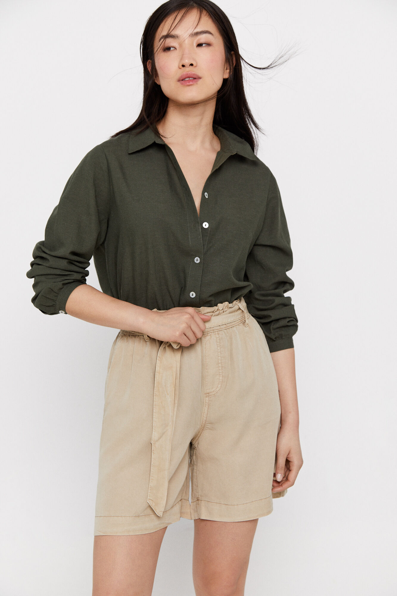 Bermuda fluid tencel - Bege
