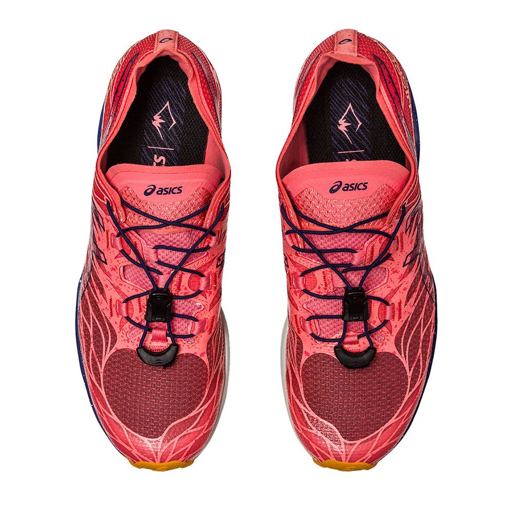 Asics FUJISPEED™ - Chaussures trail Femme papaya/indigo blue