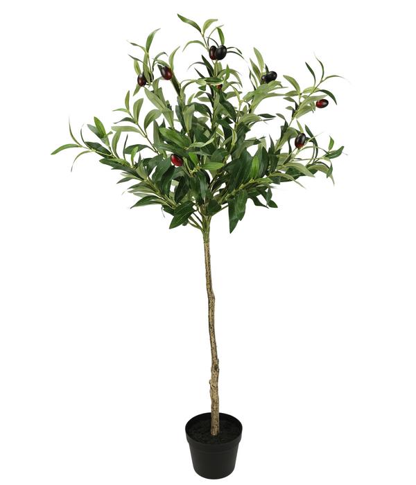 I.GE.A. Kunstpflanze Olivenbaum mit schwarzen