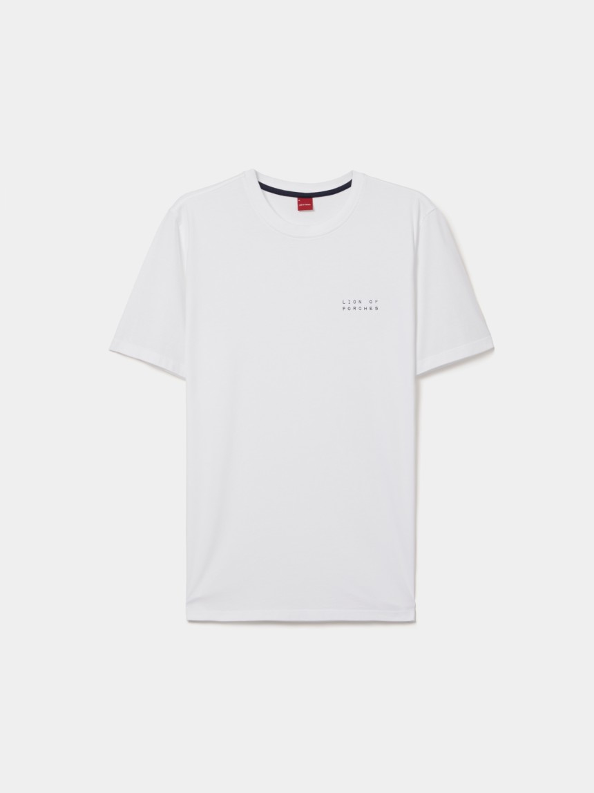 T-shirt de manga curta em algodão