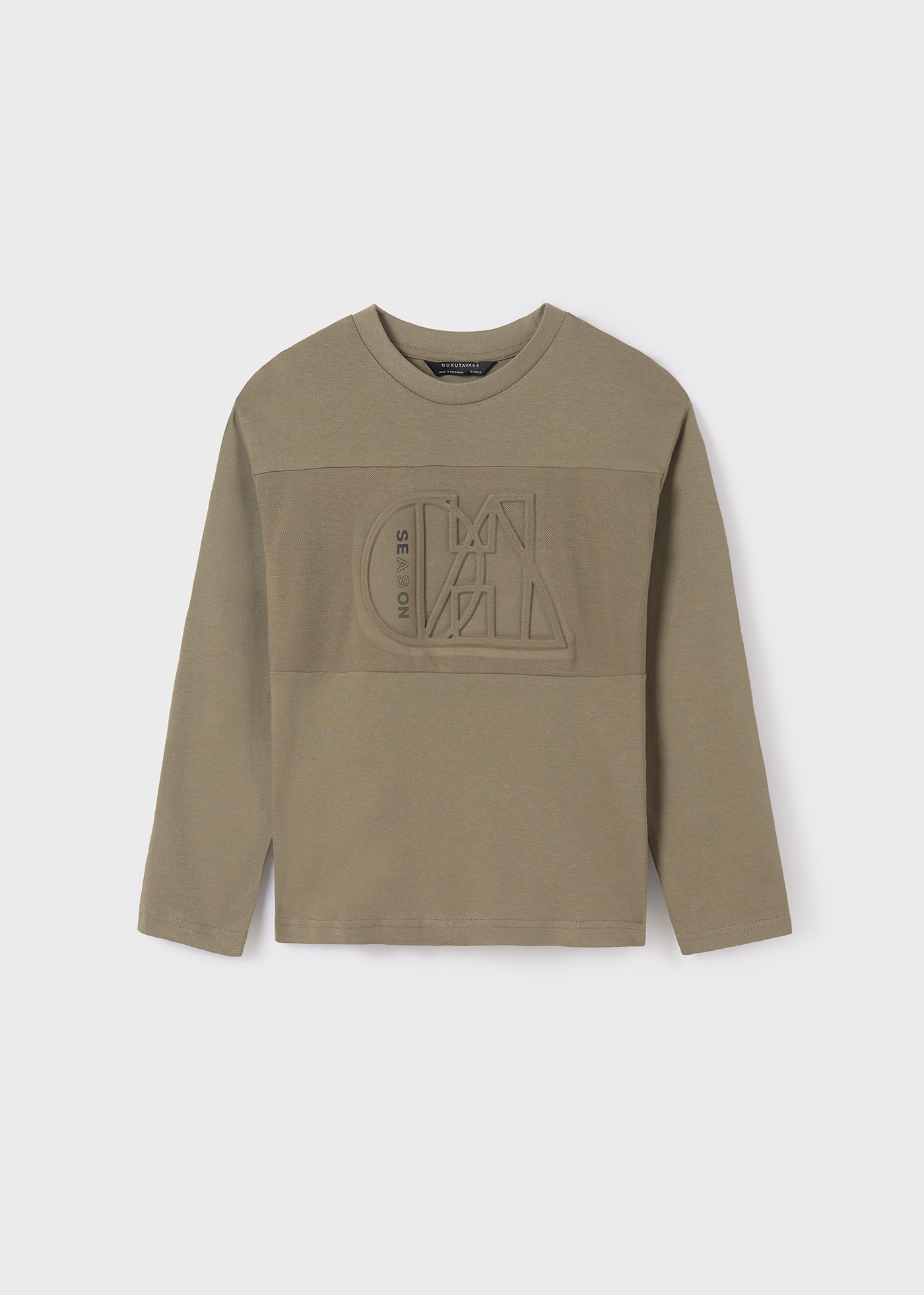 Camiseta Better Cotton com estampa em relevo para meninos