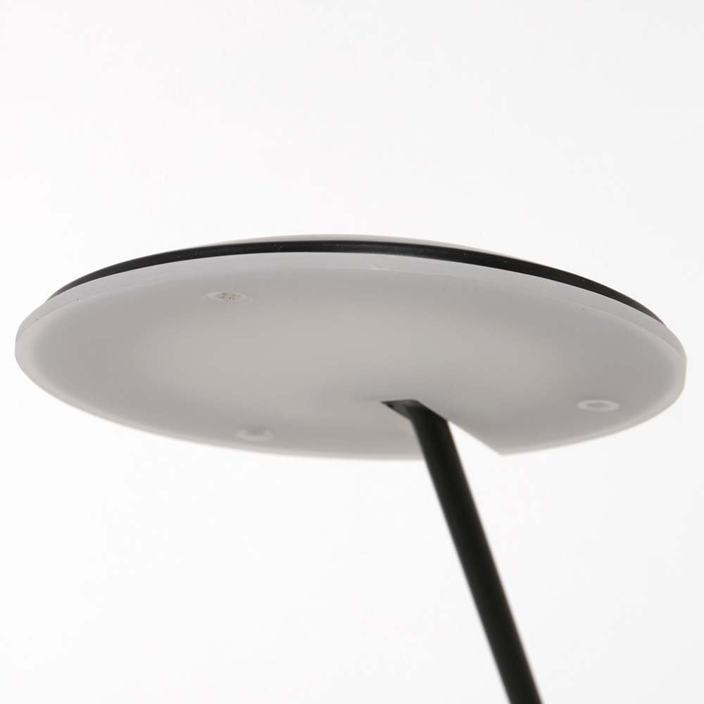 Stehleuchte Standlampe LED Wohnzimmerleuchte Dimmer Metall Schwarz H 143 cm