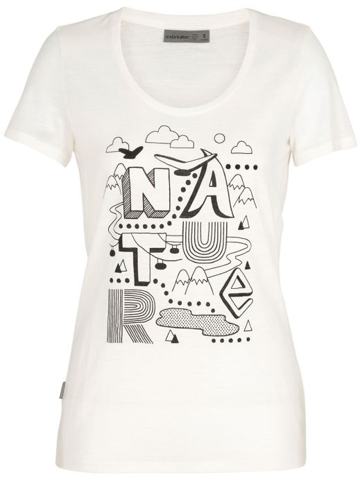 Tech Lite SS Scoop Nature Women dame-T-shirt