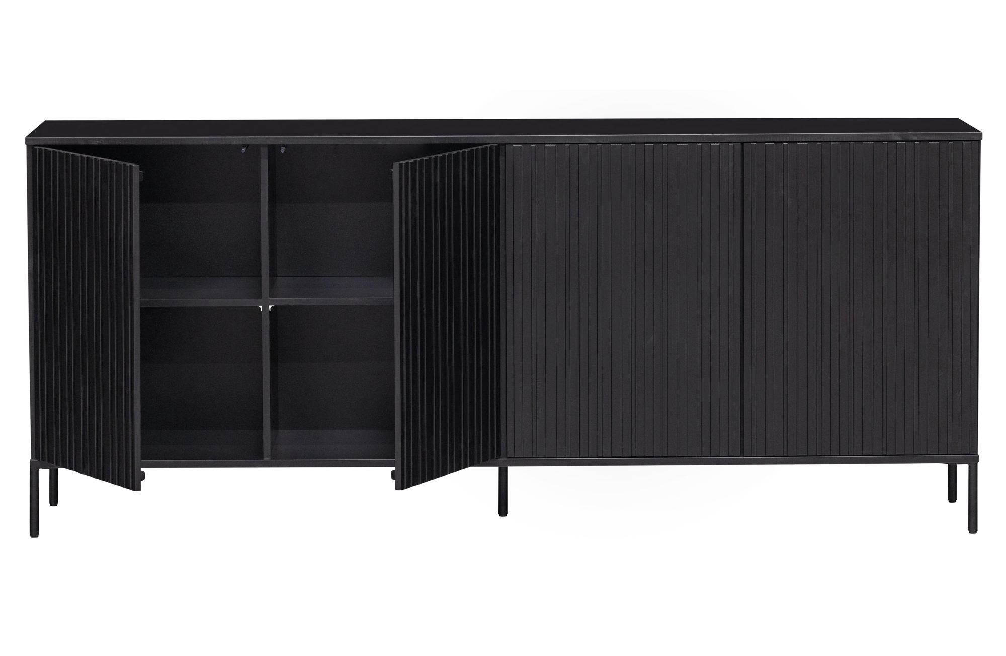 WOOOD Exclusive dressoir New Gravure - Zwart Dressoir New Gravure - Zwart