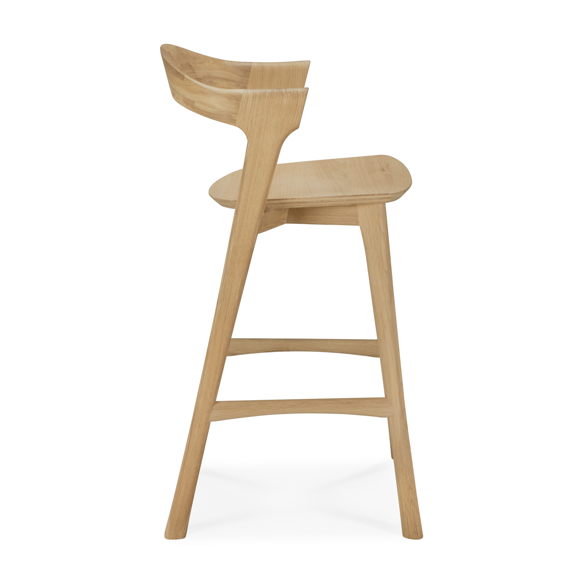 Barstoel Bok gelakt eiken 66 cm