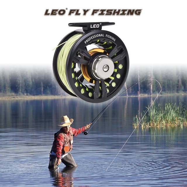 LEO 30m / 100ft vægt fremad flydende fluesnøre Nylonkernefluesine
