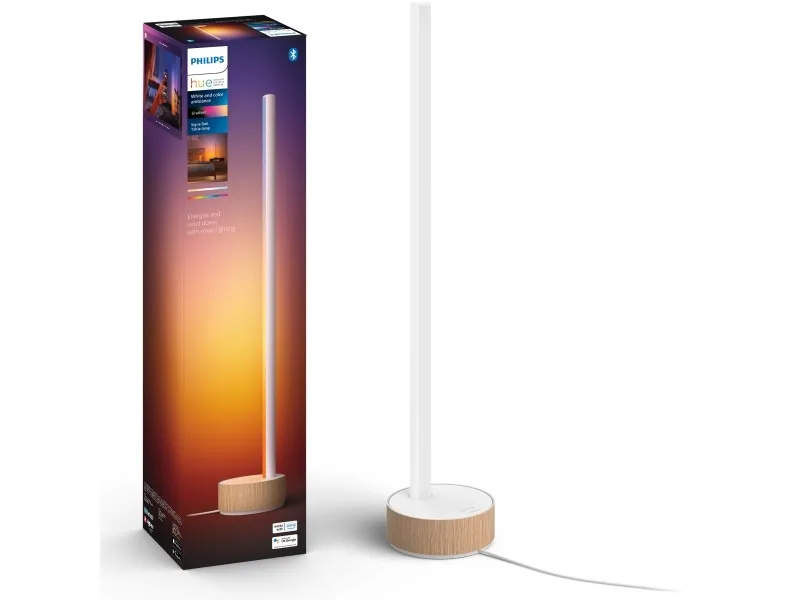 Philips Hue White and Color Ambiance Signe gradient - Bordlampe - Oak