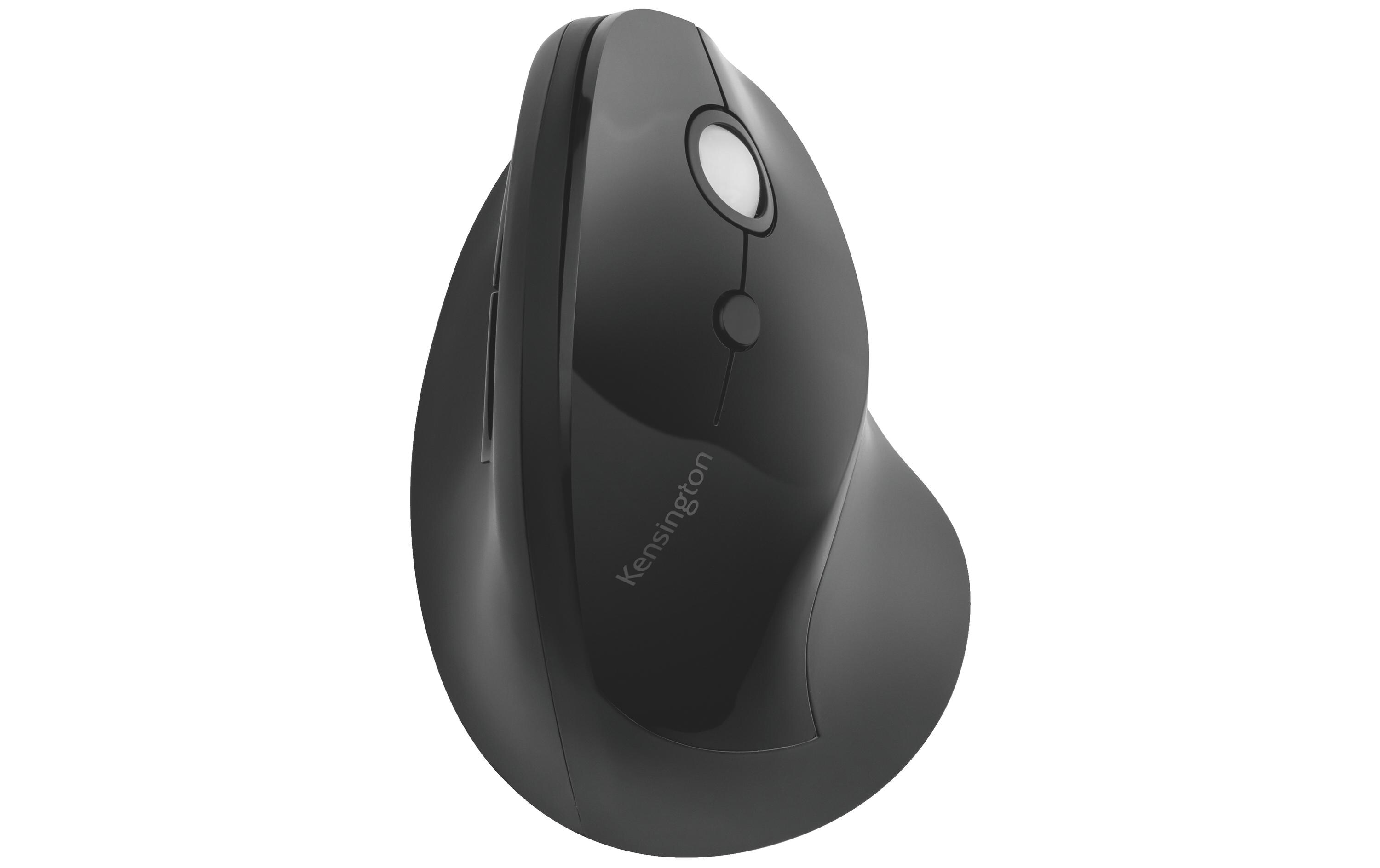 Ergonomische Maus Pro Fit Ergo VertikaleVertikale kabellose Maus mit der gebogenen natürlichen Form und einer erweiterten Auflagefläche für den kleinen Finger