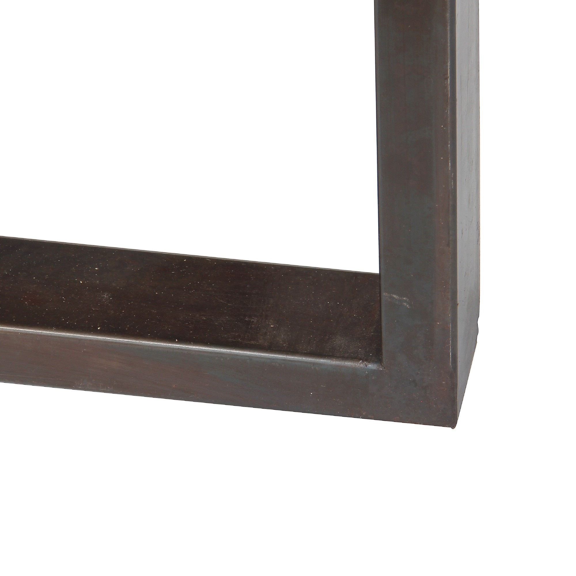 Tisch 'Halifax', braun, schwarz, Restfarbe, T 80 cm, B 80 cm, H 40 cm von fischer's lagerhaus