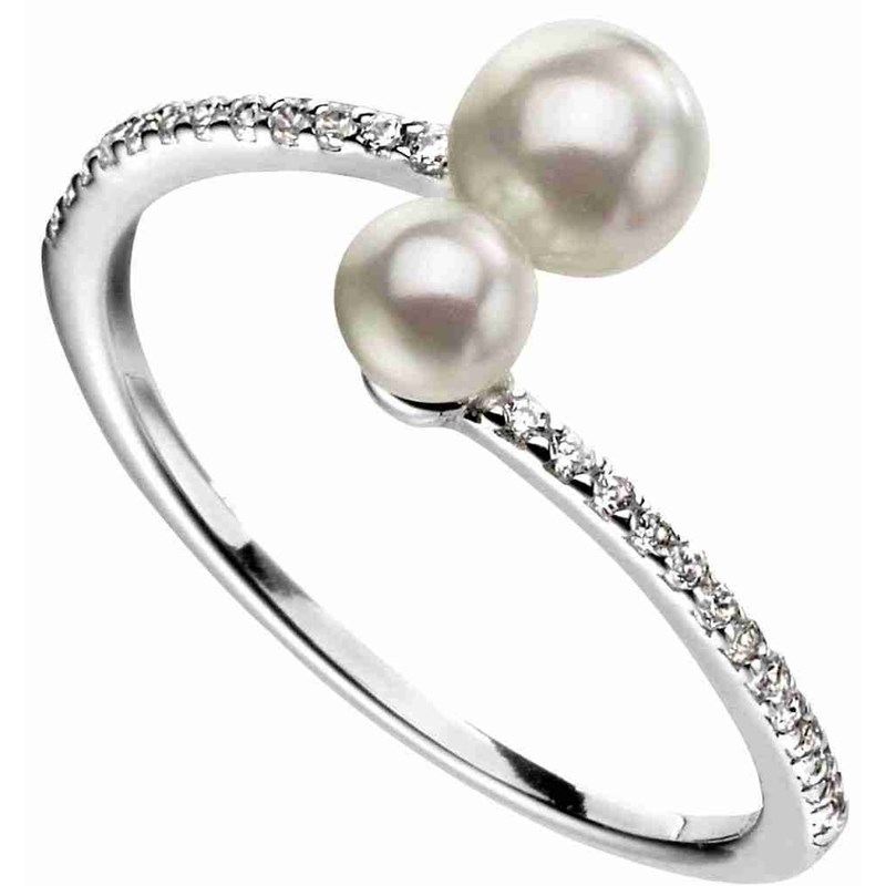 Bague perle en argent 925/1000