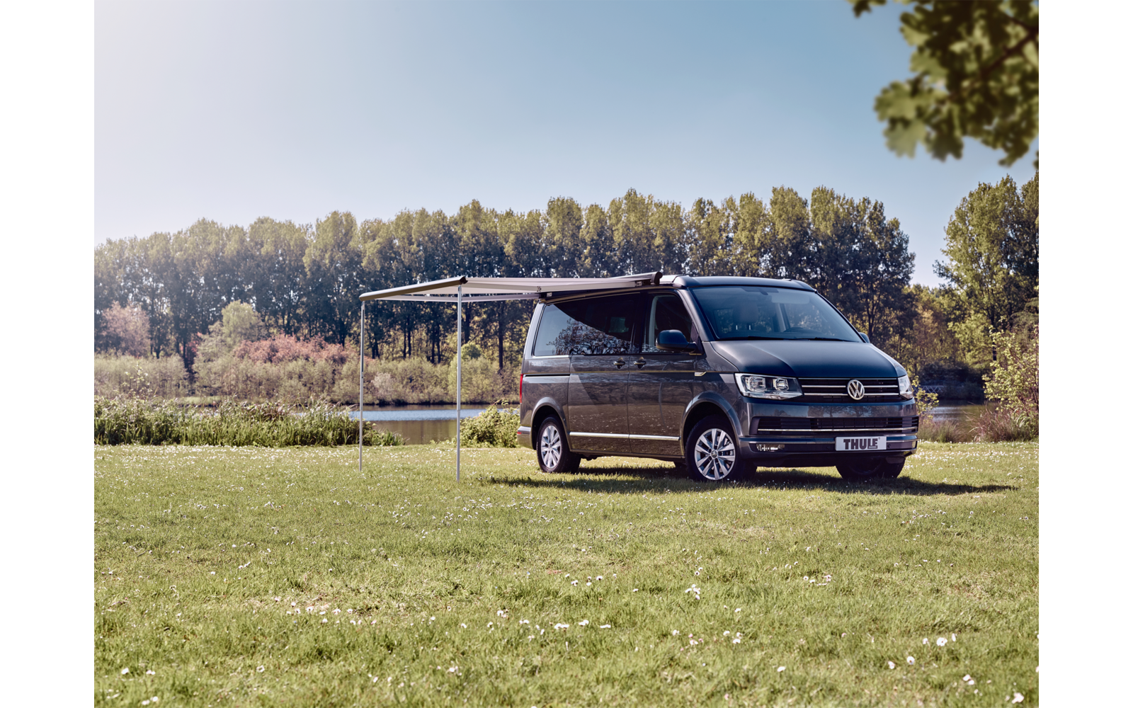 Thule Markise Omnistor 5102 Gehäusefarbe Anthrazit 260 x 200 cm