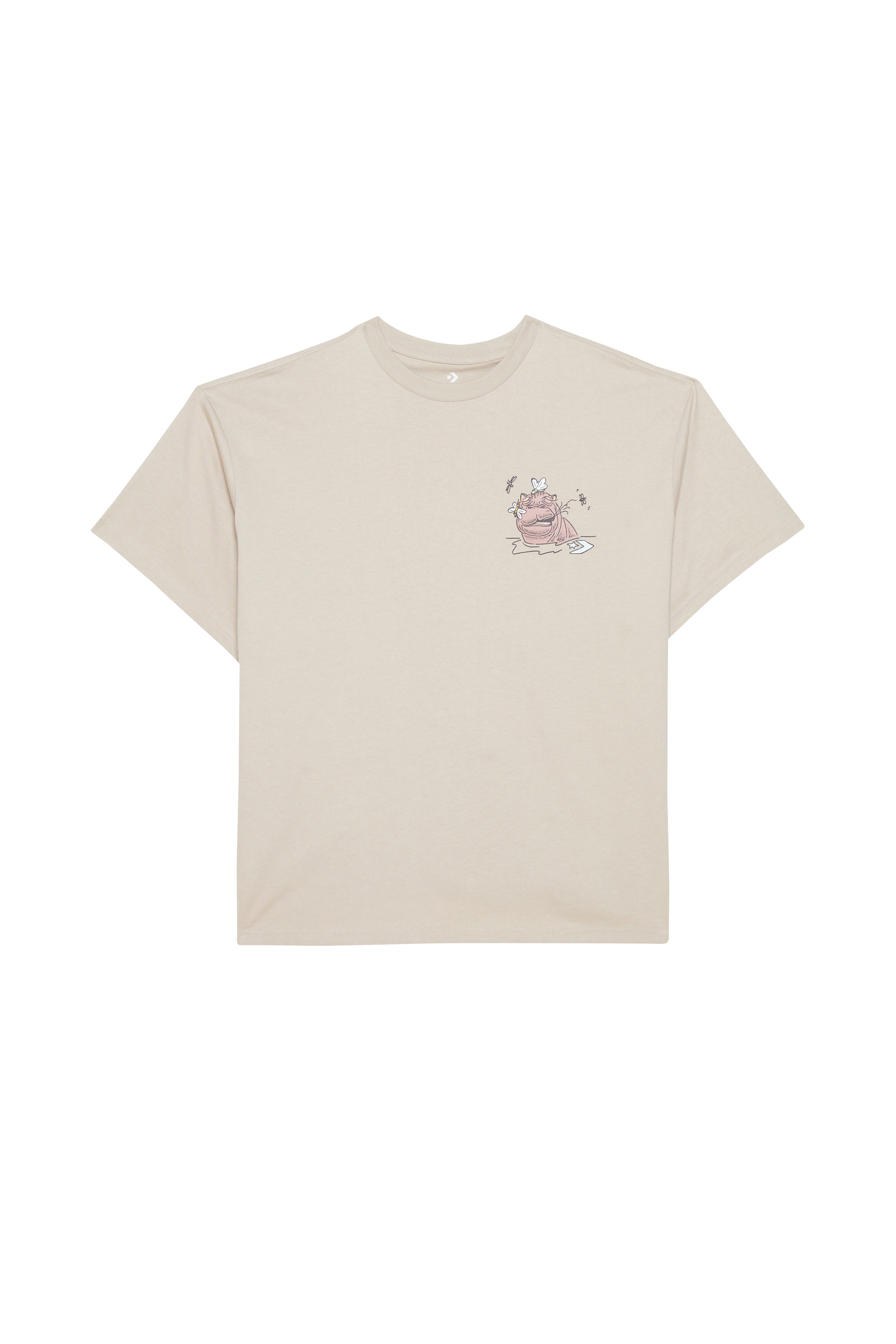 CONVERSE t-shirt Lets Grow Together Beige