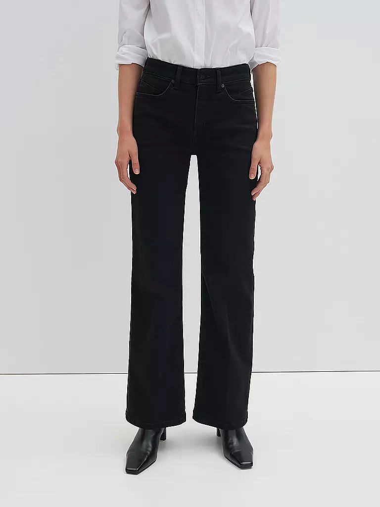 SOMEDAY Jeans Flared Fit CARIE ICONIC schwarz