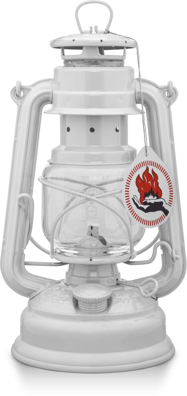 Feuerhand Sturmlaterne 276 weiß