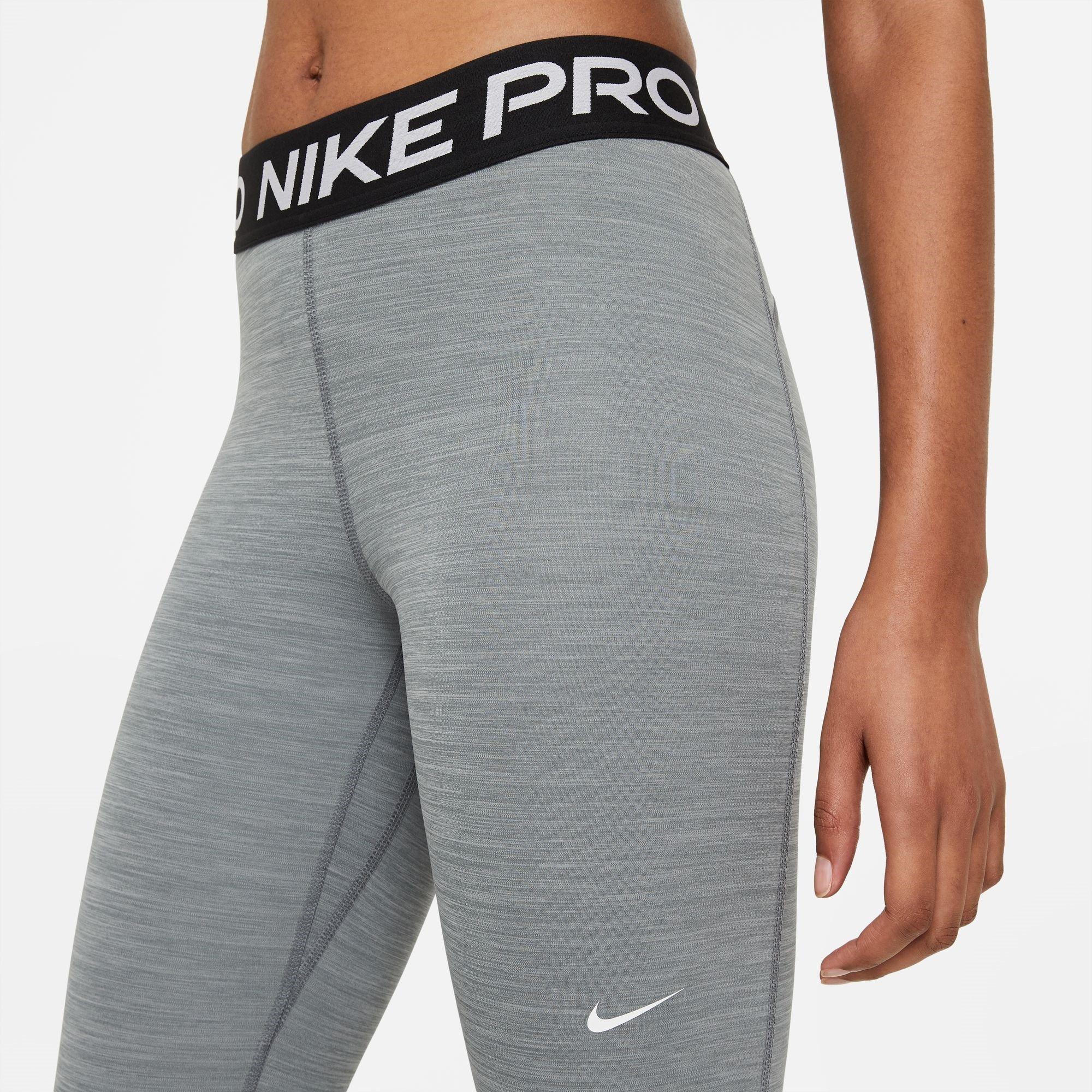Nike Pro Womens Mid Rise Mesh Panelled Leggings