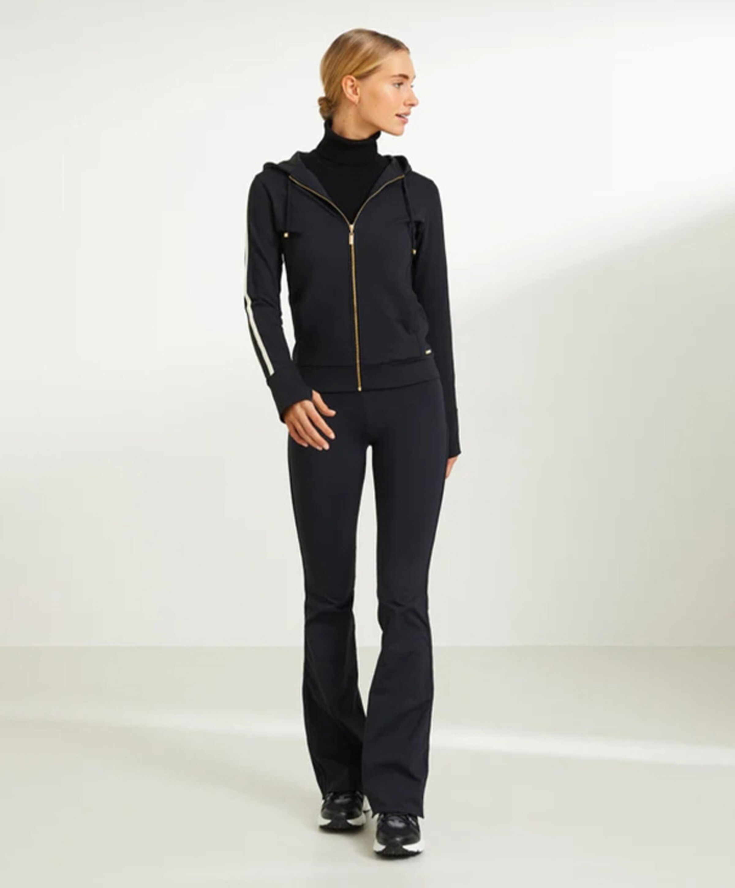 Deblon Sports Celine Flared Leggings dames tights zwart