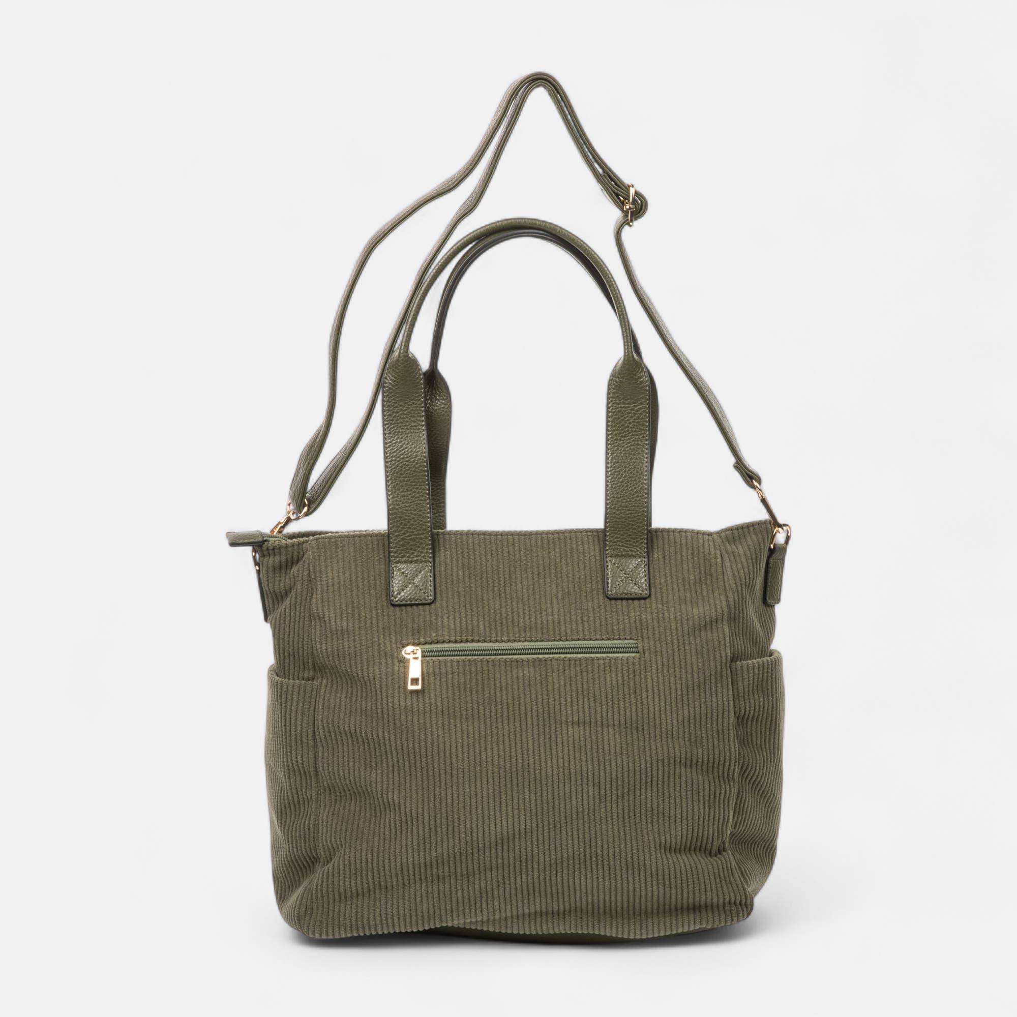 Sac de shopping kaki
