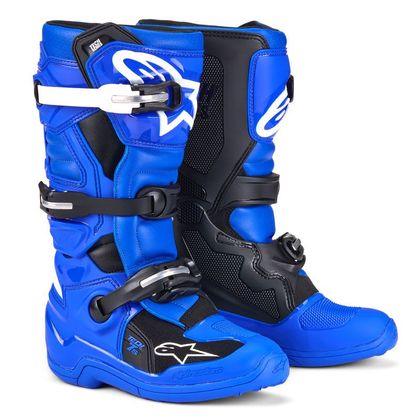 Bottes cross Alpinestars TECH 7S ENFANT - Bleu / Noir