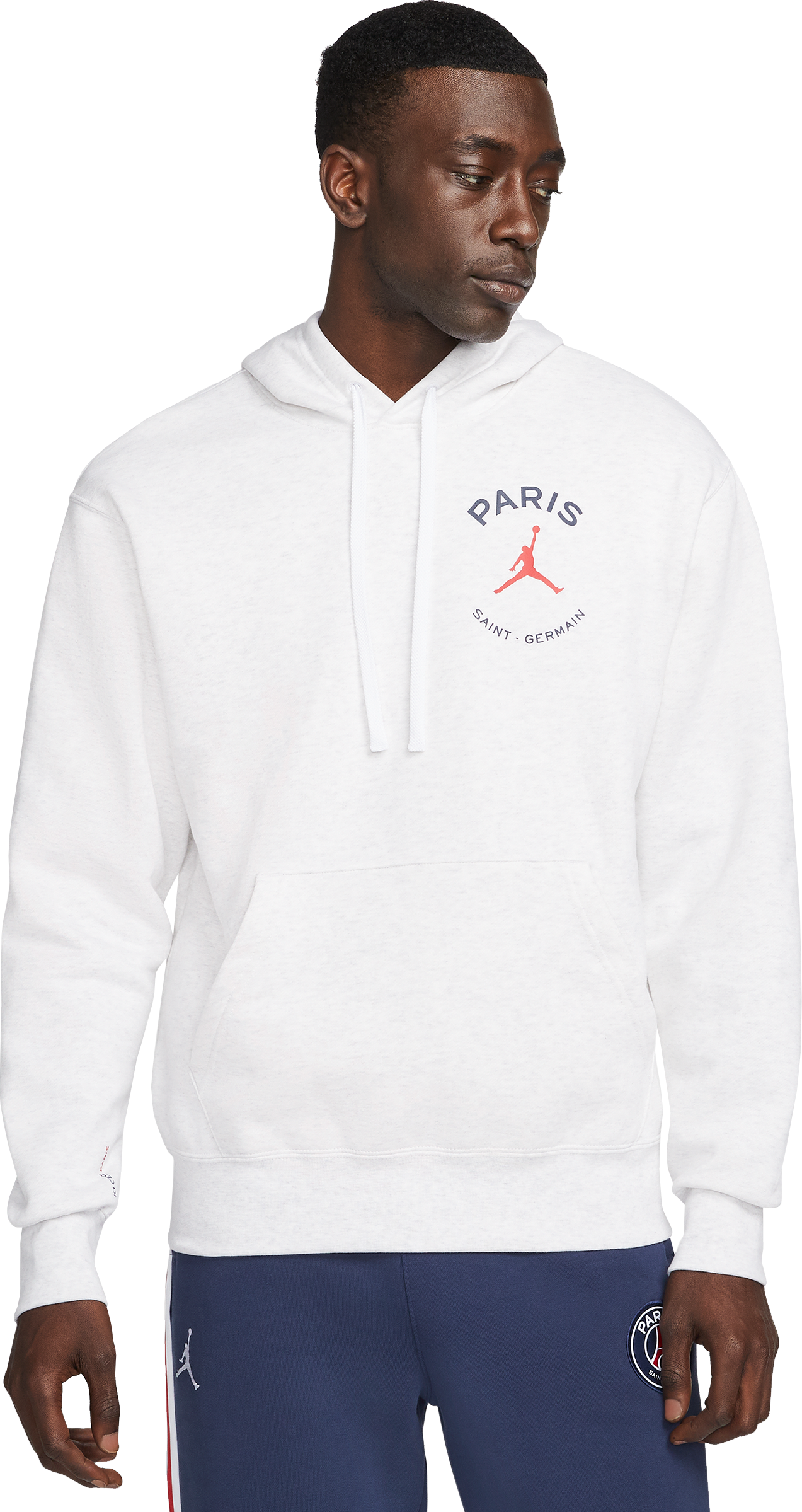 Jordan X PSG Fleece Hoody Grau F051