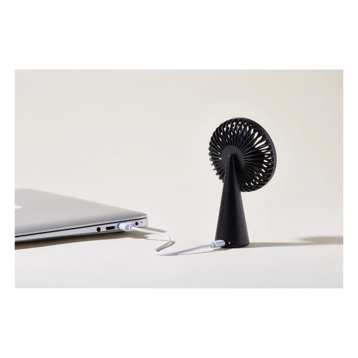 Lexon Mini ventilateur portable à induction Wino | Noir
