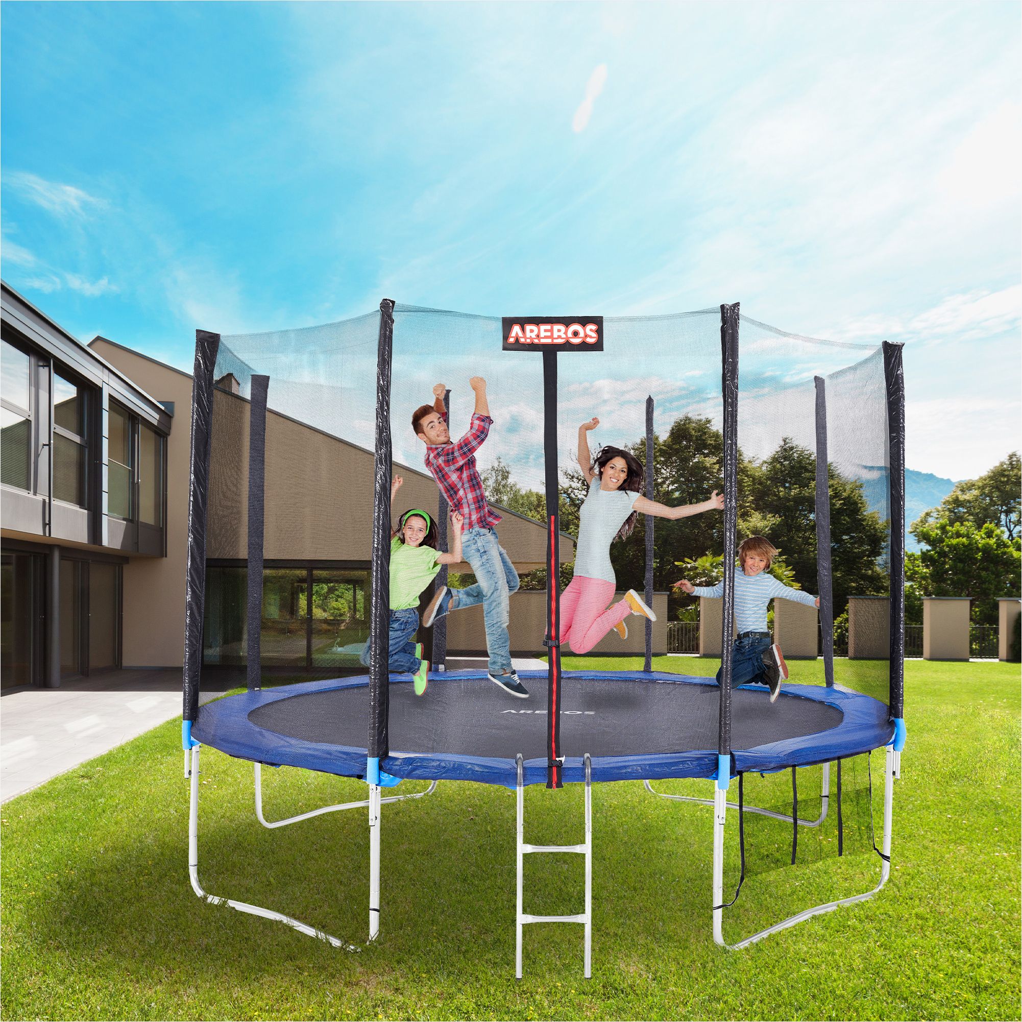Trampolin Randabdeckung + Netz 366cm