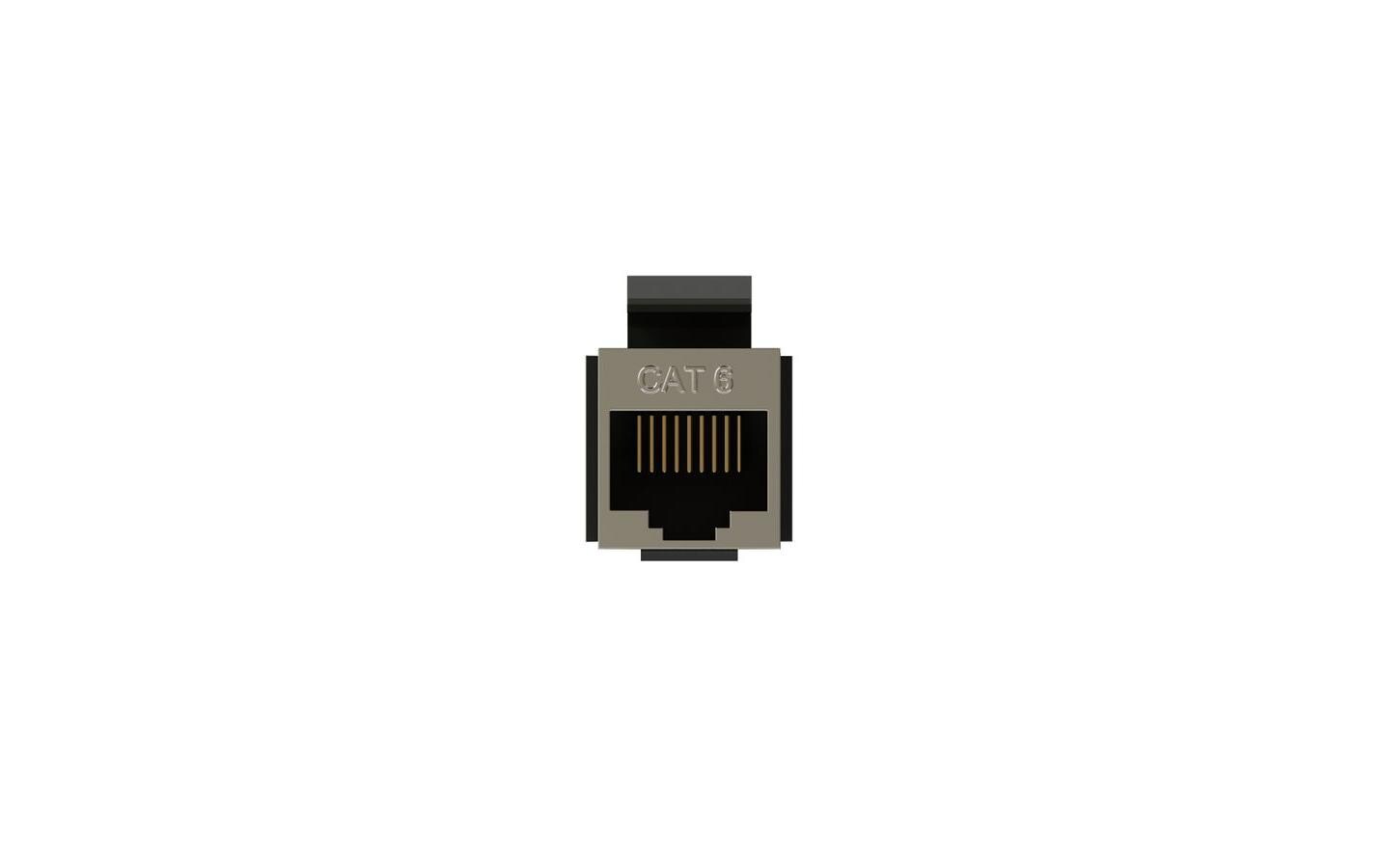 Keystone-Modul 1x RJ45 CAT 6 FTP geschirmtMultimedia-Zubehör Einsatz