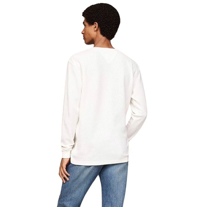 Tommy Hilfiger Regular Waffle Longsleeve Shirt Heren