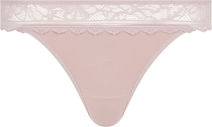Chantelle Floral Touch Tanga Lyserød