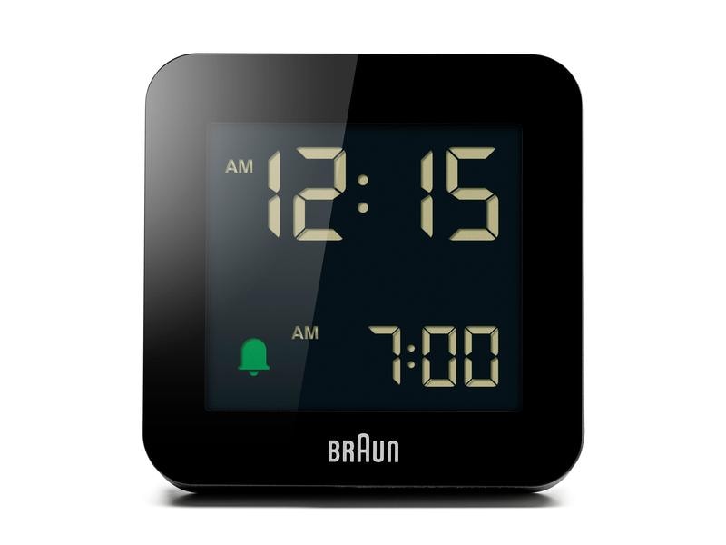 Braun Funkwecker BC09 Schwarz Funkwecker mit LDC Display