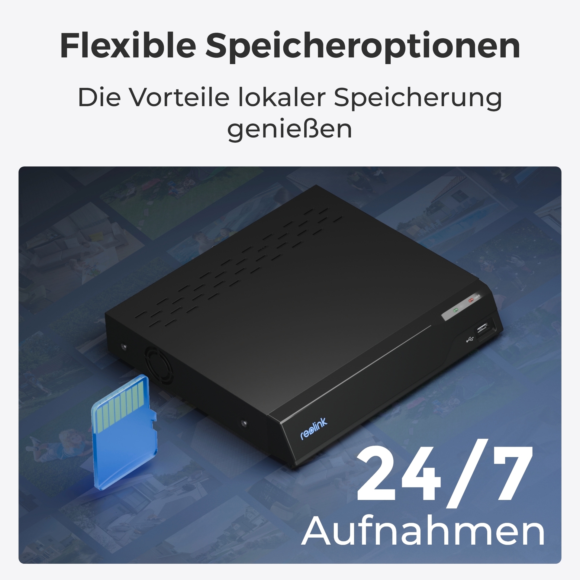 Reolink Überwachungskamera »Lumus Series E430 WiFi-Outdoor« Aussenbereich;Innenbereich Set, 2x E430,