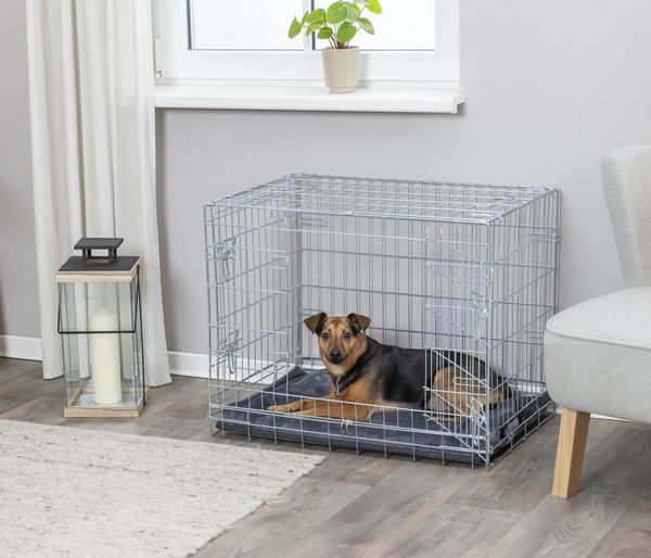 Trixie Hundekäfig mit 2 Türen, schwarz