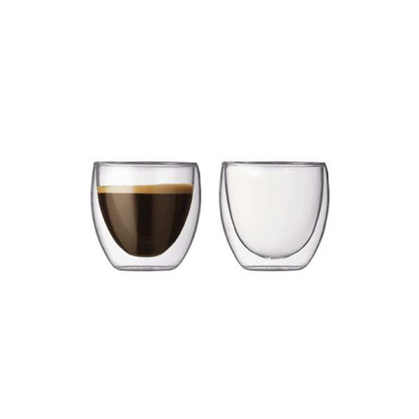 Set 2 verres de 8cl à double paroi - Pavina