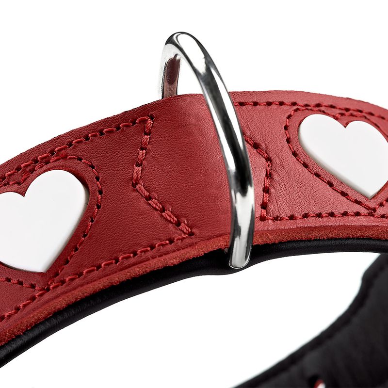 Collier HUNTER Love, rouge pour chien