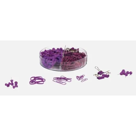 BRUNNEN Büro-Set Colour Code Höhe 3 cm Ø 14 cm purple