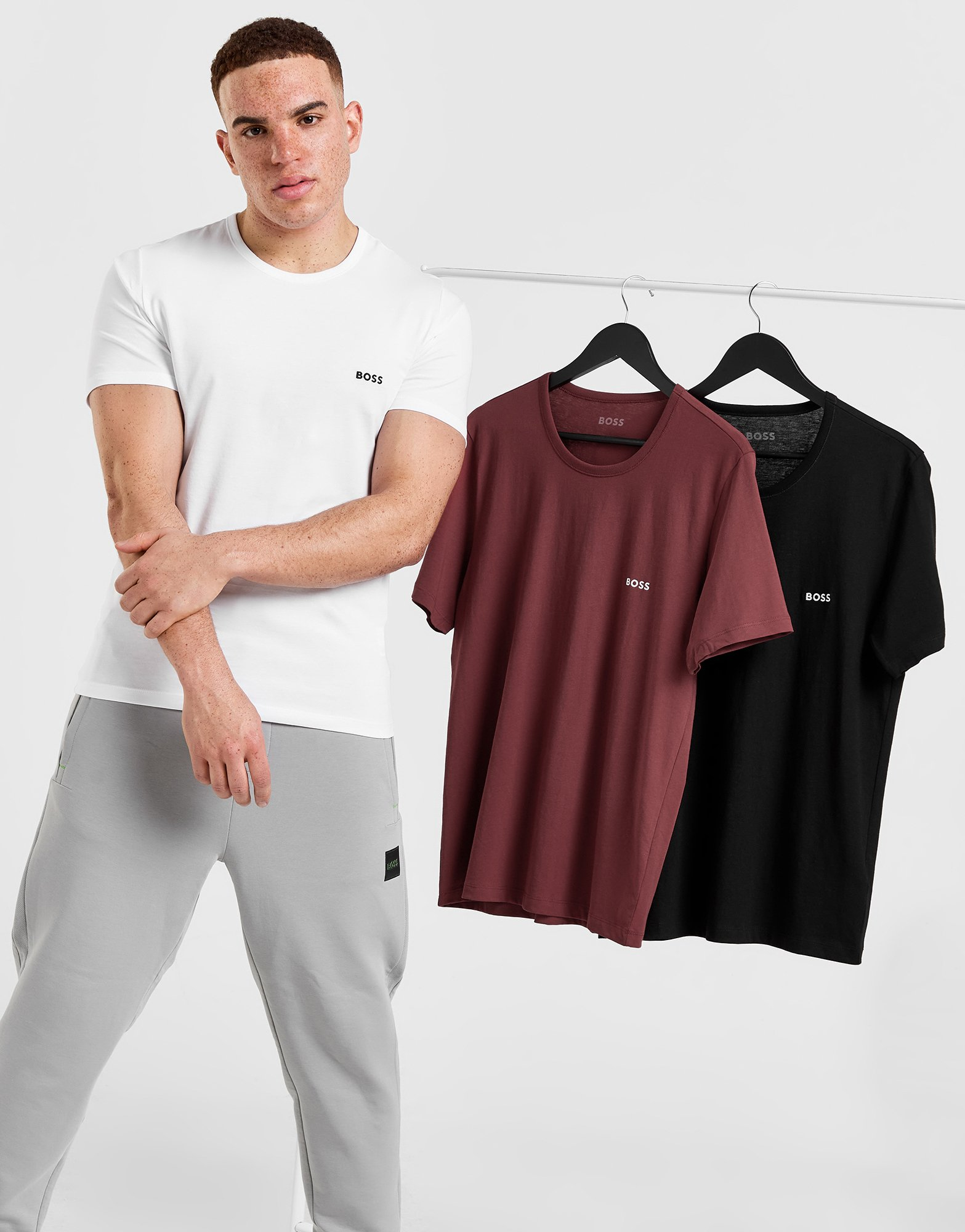 BOSS Lot de 3 T-shirts Homme