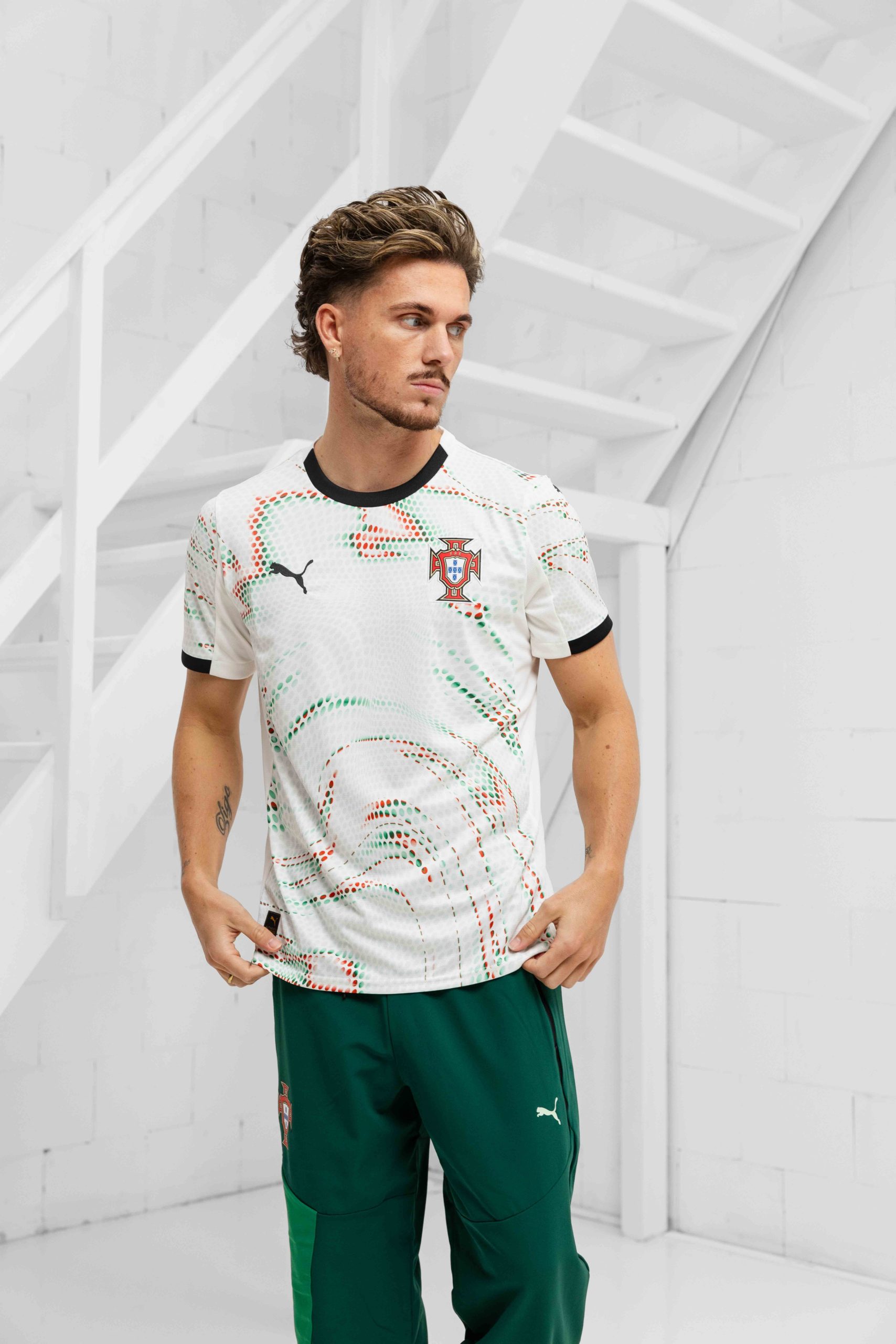 Portugal Uit Shirt Heren Wit 2025/2026