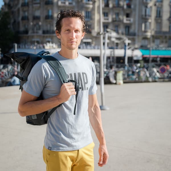 T-shirt SNAP M TECHNICAL MERINO T-SHIRT SS COLD GREY