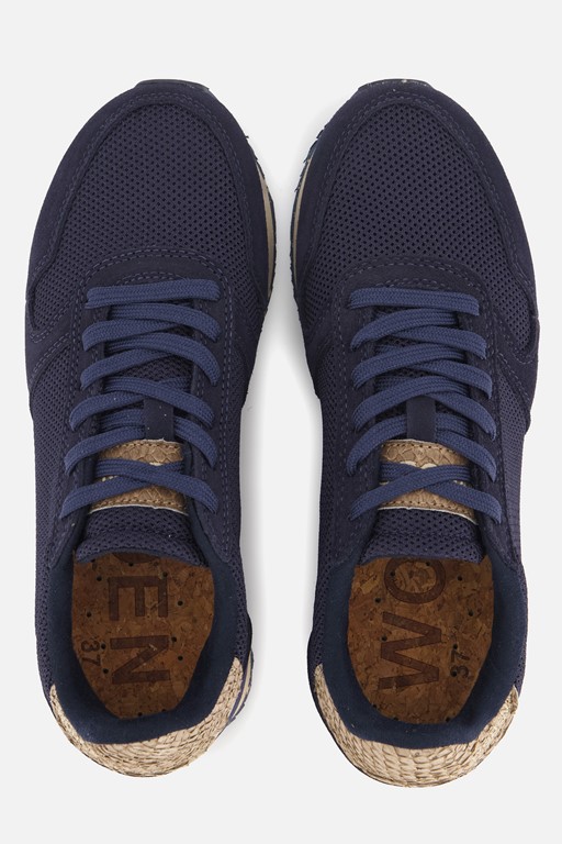Woden Ydun Icon Sneakers blauw Textiel