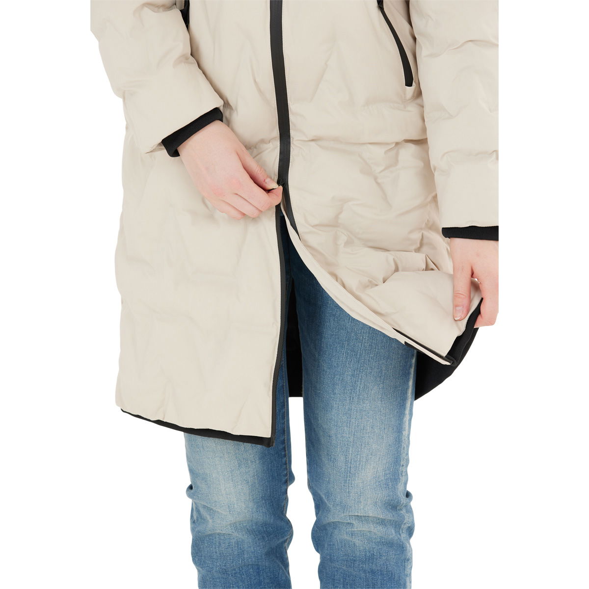 Weather Report Foster Long Puffer Vinterjakke Dame