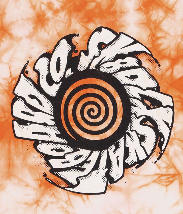 skatedeluxe Swirl Organic T-Shirt (orange tie dye)