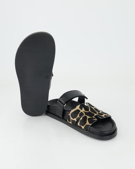 Andrea Puccini 647 Pantoletten in Schwarz