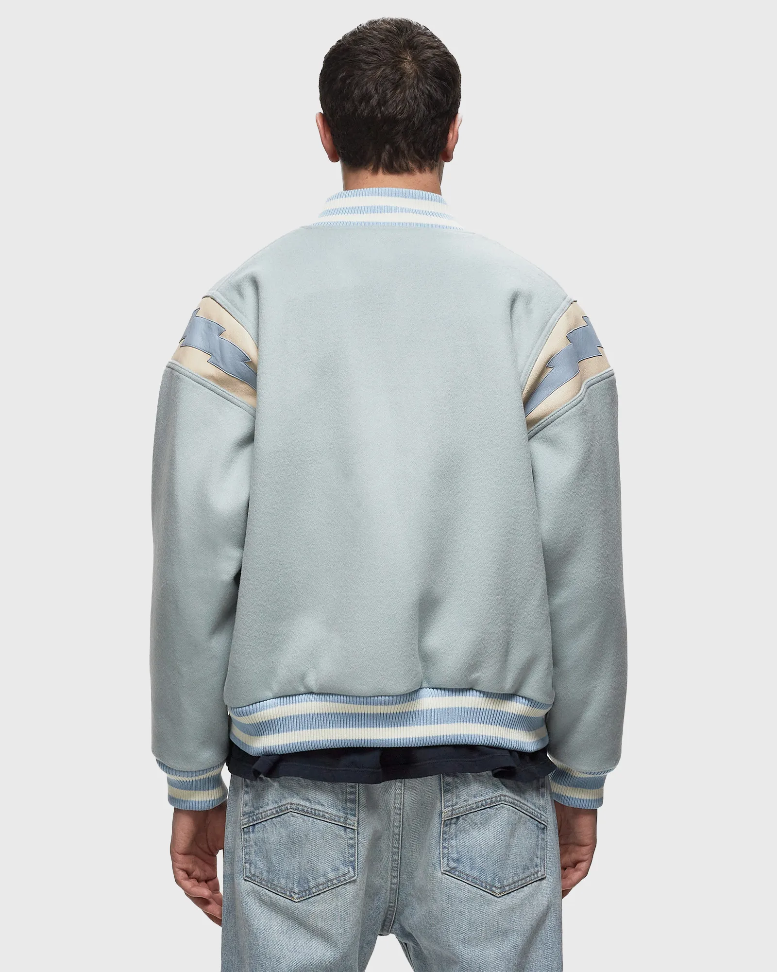 Rhude MINT WOOL LIGHTING VARSITY