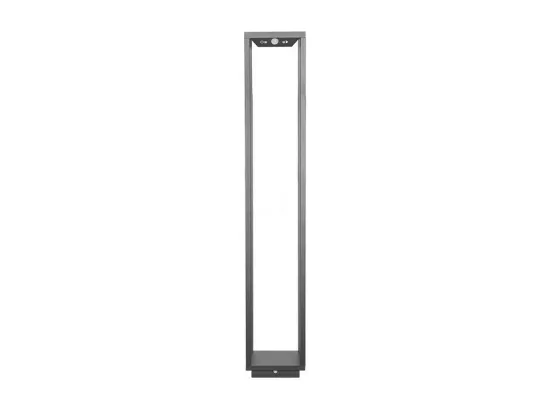 Lanterne Solaire Maison Gris Foncé LED 100 cm 2,2w à piles IP54 Zafferano
