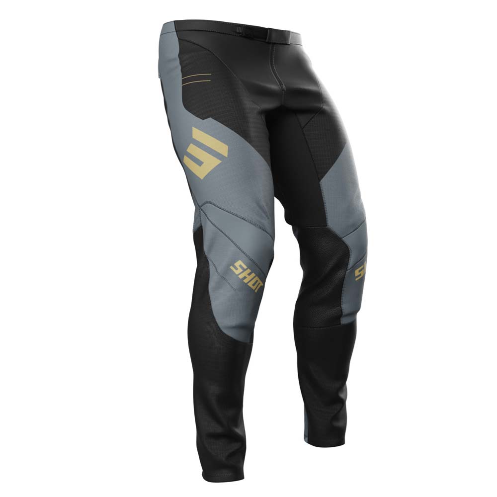 Shot - Pantalon Contact Shield Noir / Gris / Or