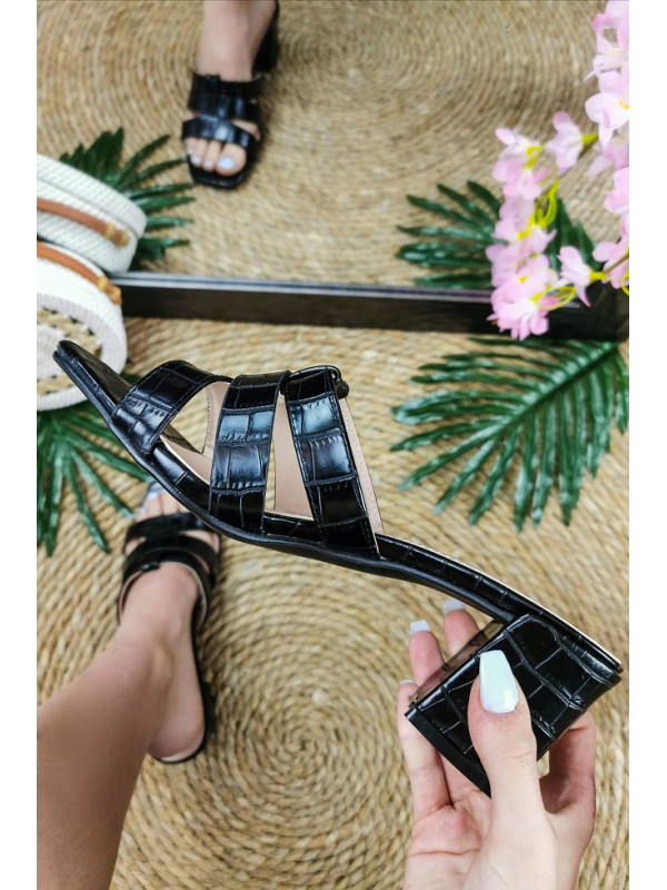 Mules Noires Audrey